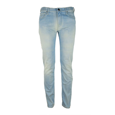 Chic Straight Leg Denim with Leather Accents